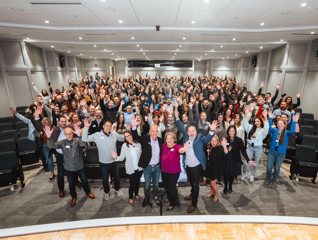 Photograph of Knowledge Services employees celebrating Day of ThanKS 2023.
